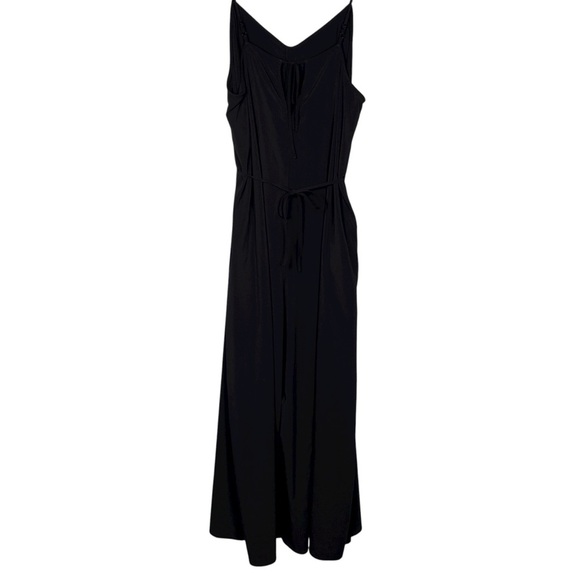 Athleta Sayulita Wide Leg Jumpsuit Black Size 8 - Picture 4 of 14